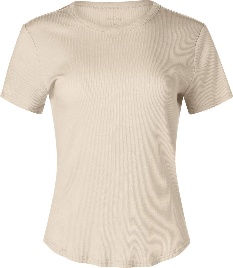 BCG Women's Sign Crew Rib Short Sleeve T-Shirt