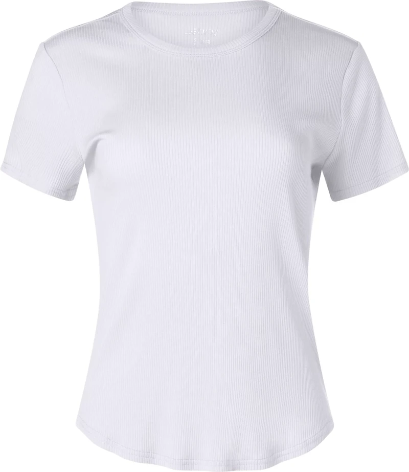 BCG Women's Sign Crew Rib Short Sleeve T-Shirt