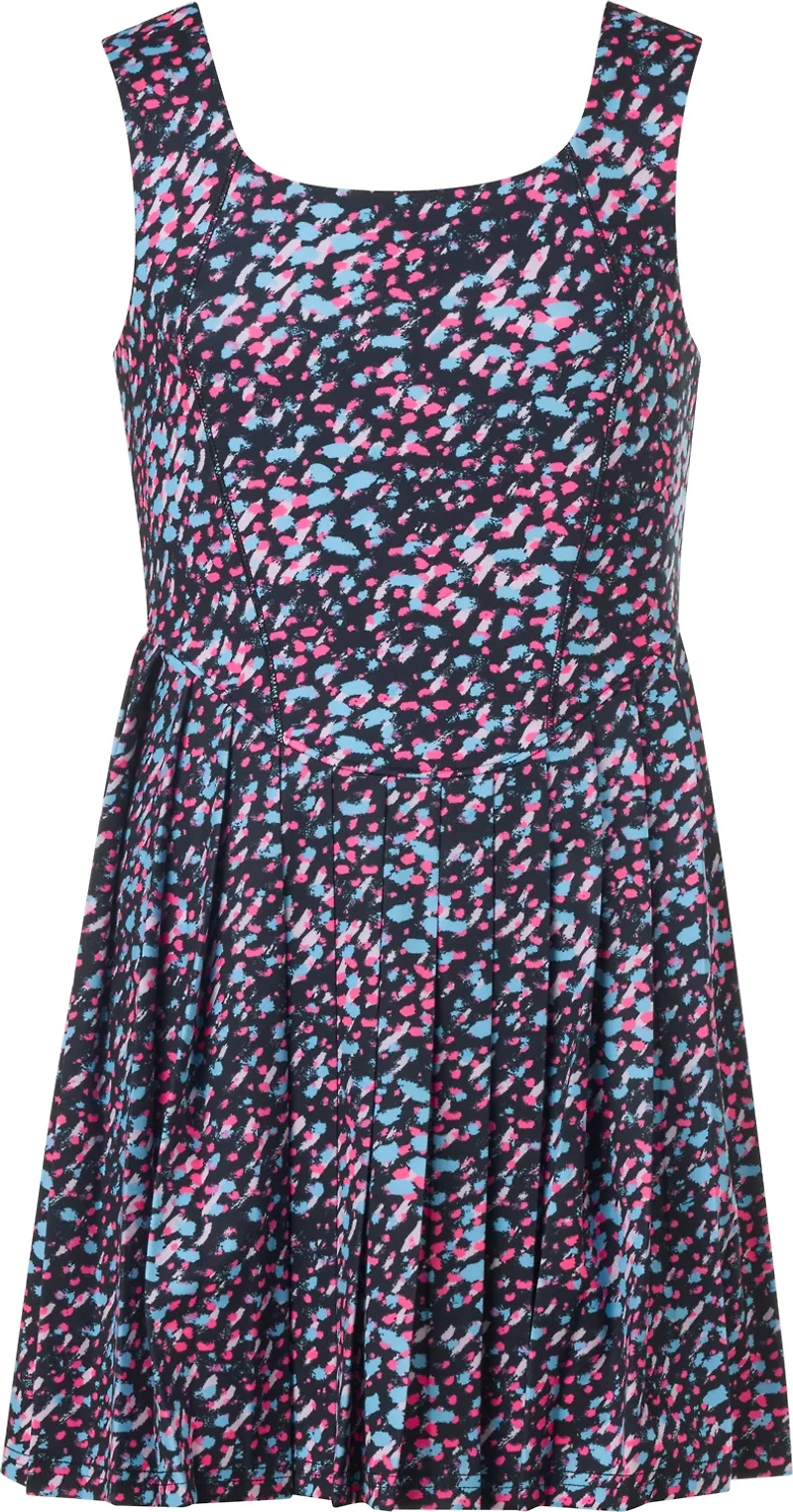 BCG Girls' Swing Pleated Print Cami Dress