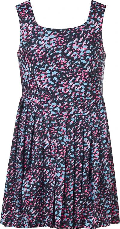 BCG Girls' Swing Pleated Print Cami Dress