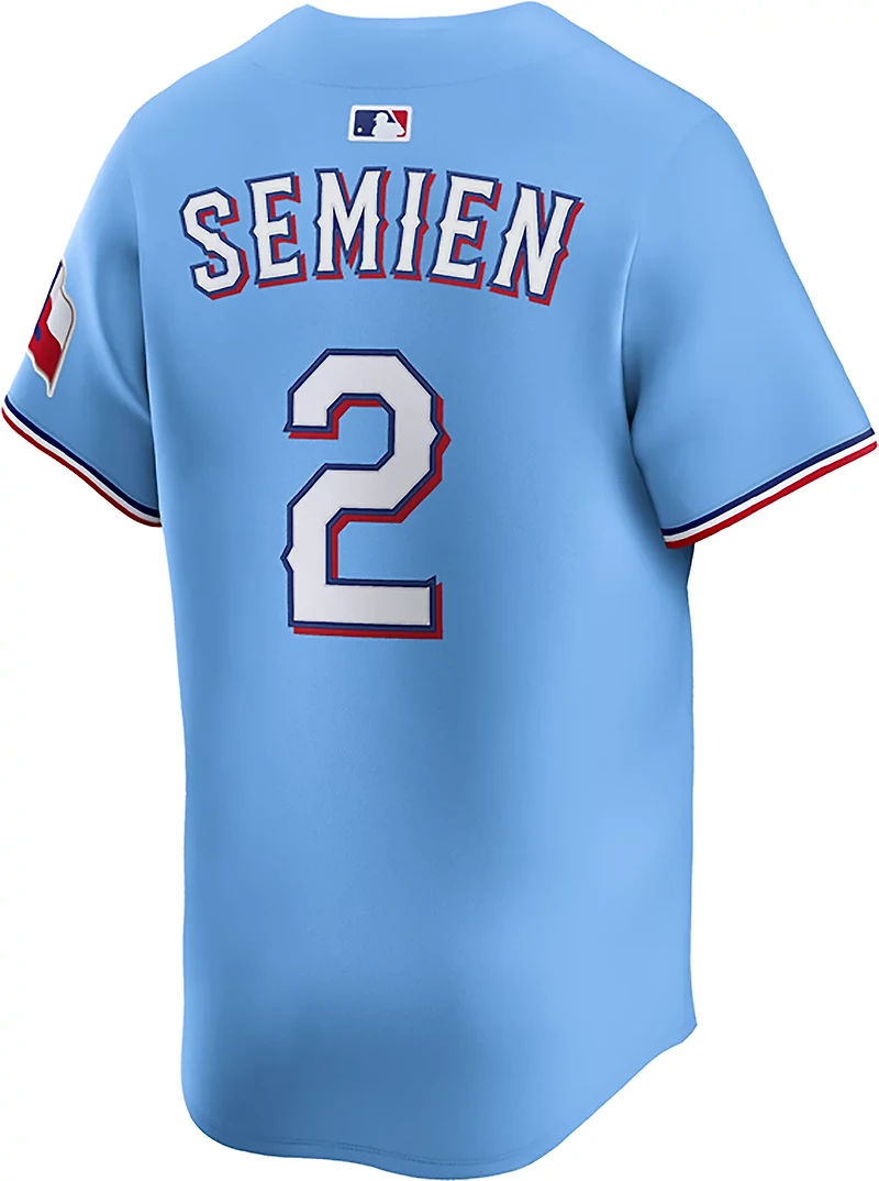 Nike Men's Texas Rangers Alt 1 Limited Marcus Semien N&N Jersey