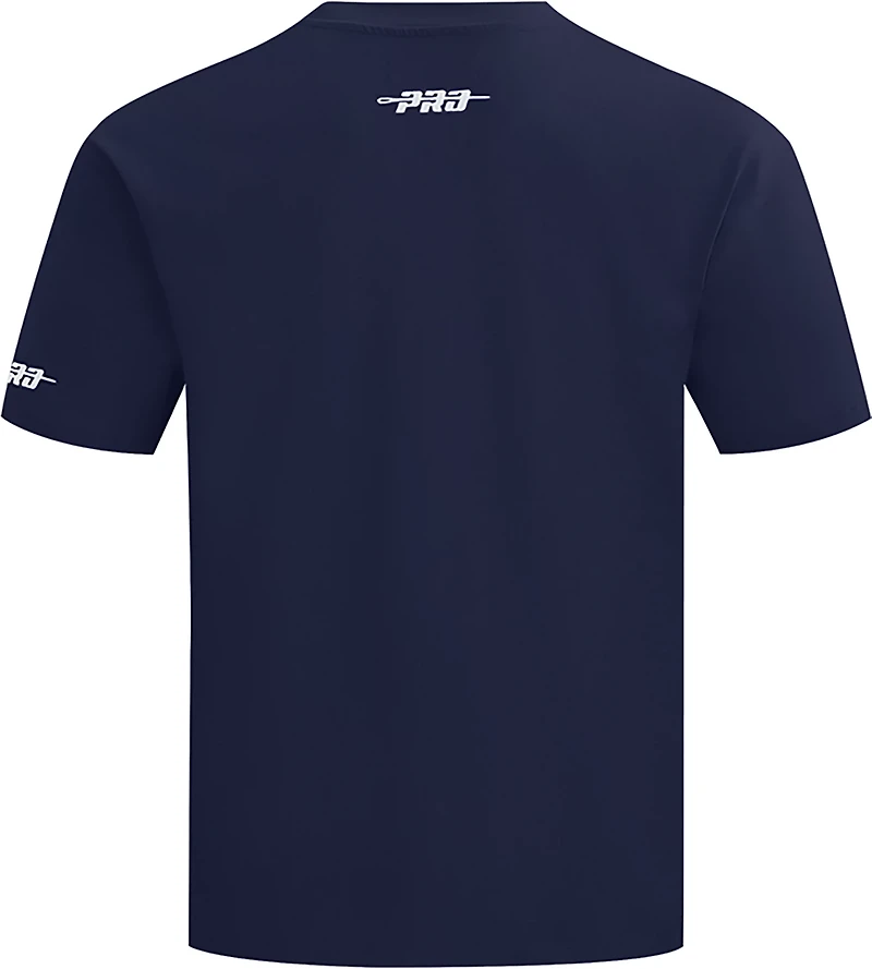 Pro Standard Men's Atlanta Braves Classic Icon Drop Shoulder Short Sleeve T-shirt