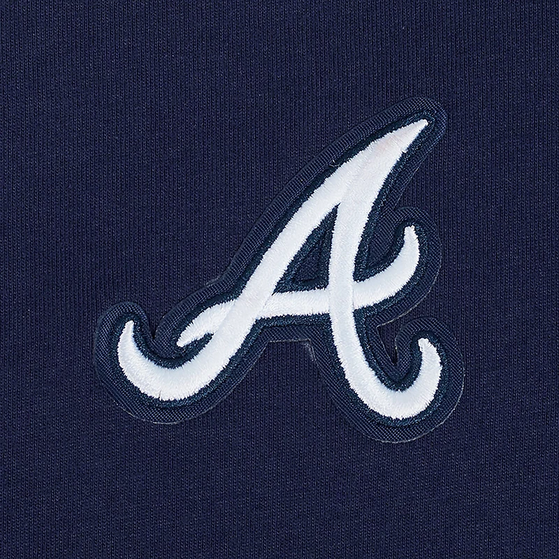 Pro Standard Men's Atlanta Braves Classic Icon Drop Shoulder Short Sleeve T-shirt