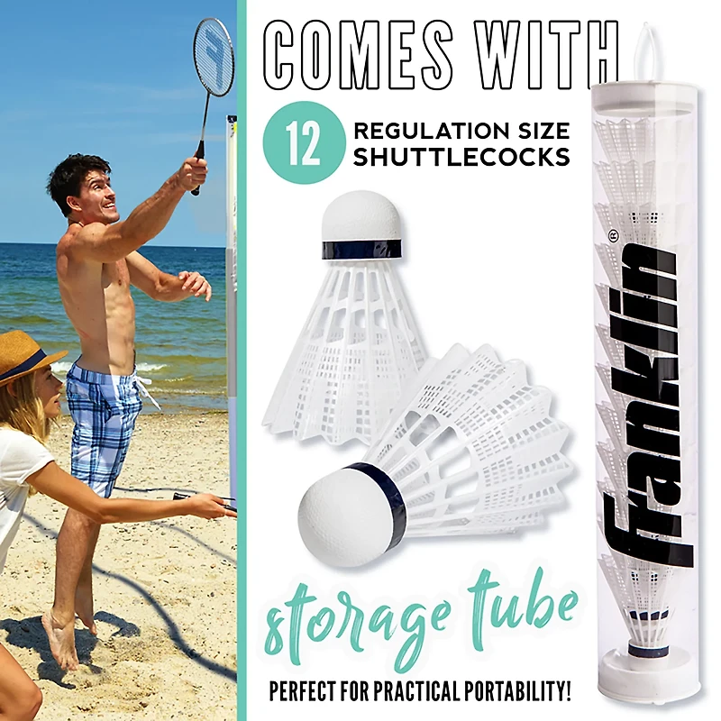 Franklin Sports Shuttlecocks 12-Pack