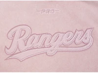 Pro Standard Women's Texas Rangers Washed Classic Enzyme Wash Short Sleeve Boxy T-shirt
