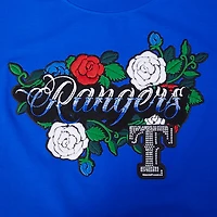 Pro Standard Women's Texas Rangers Ink and Bloom Baby Doll Short Sleeve T-shirt