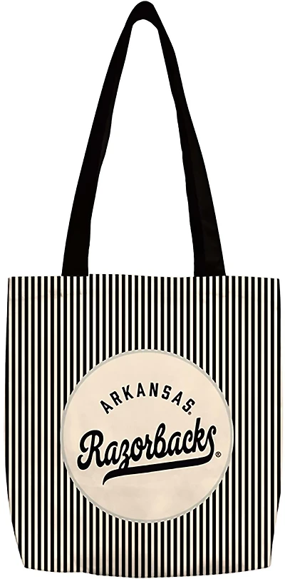 Logo Brands University of Arkansas Classic Canvas Tote