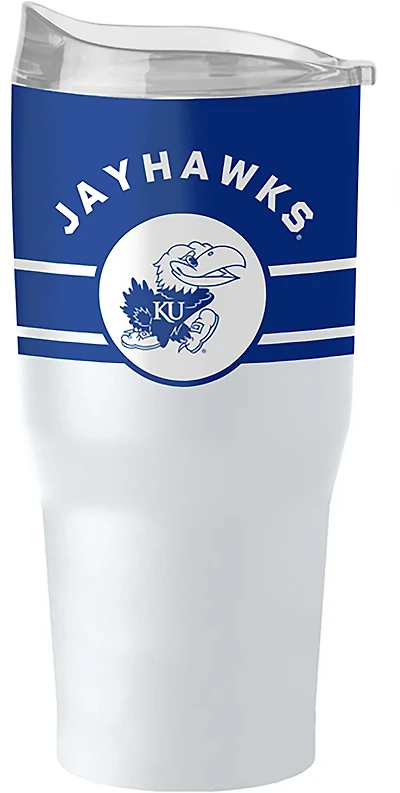 Logo Brands University of Kansas Horizon 30 oz Powder Coat Tumbler