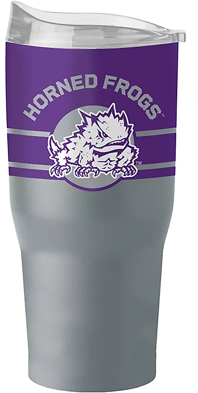 Logo Brands Texas Christian University Horizon 30 oz Powder Coat Tumbler