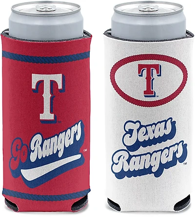 WinCraft Texas Rangers Team Fan Slim Can Cooler
