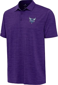 Antigua Men's Charlotte Hornets Layout Polo Shirt