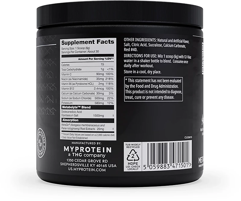 MyProtein HYROX Lemon Lime Electro