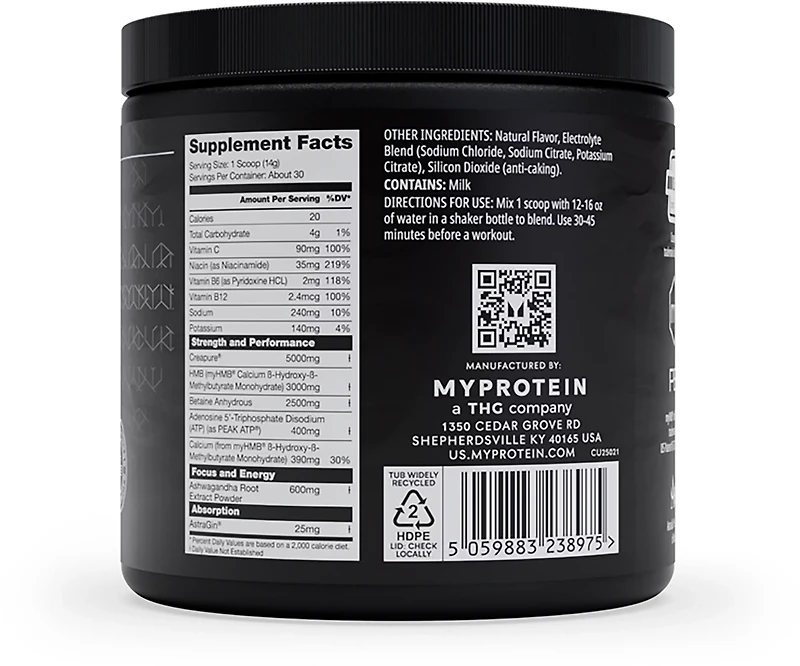 MyProtein HYROX Blue Raspberry Creatine