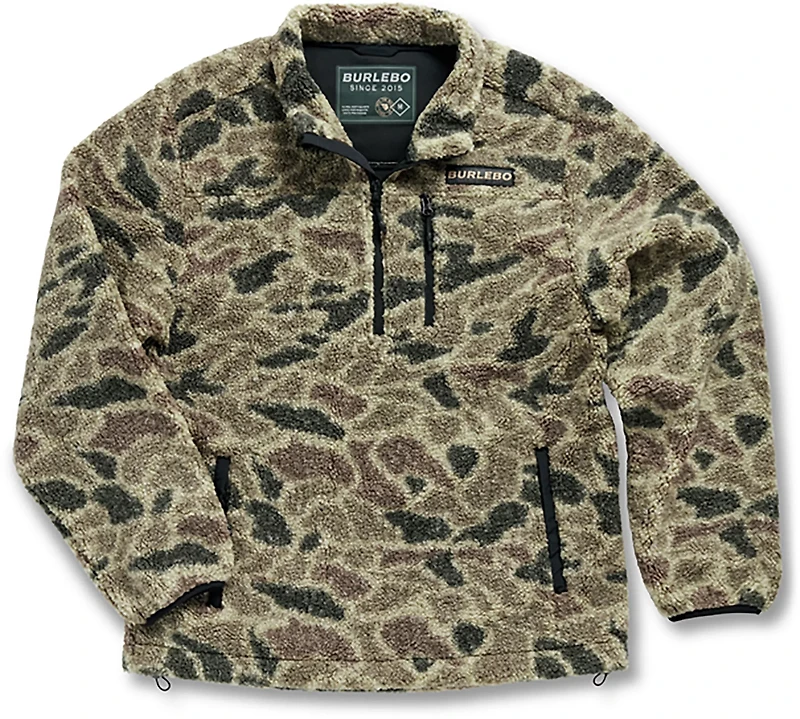 BURLEBO Men's Rocky Mountain Quarter Zip Pullover