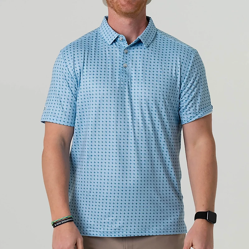 BURLEBO Men's Performance Polo Shirt