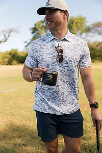 BURLEBO Men's Performance Polo Shirt