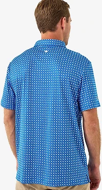 BURLEBO Men's Texas Pride Performance Polo Shirt