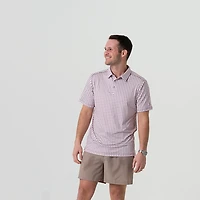 BURLEBO Men's Texas Pride Performance Polo Shirt