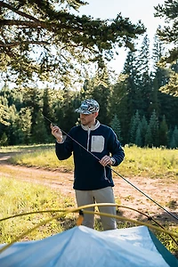 Burlebo Men's Patch Camo Cap