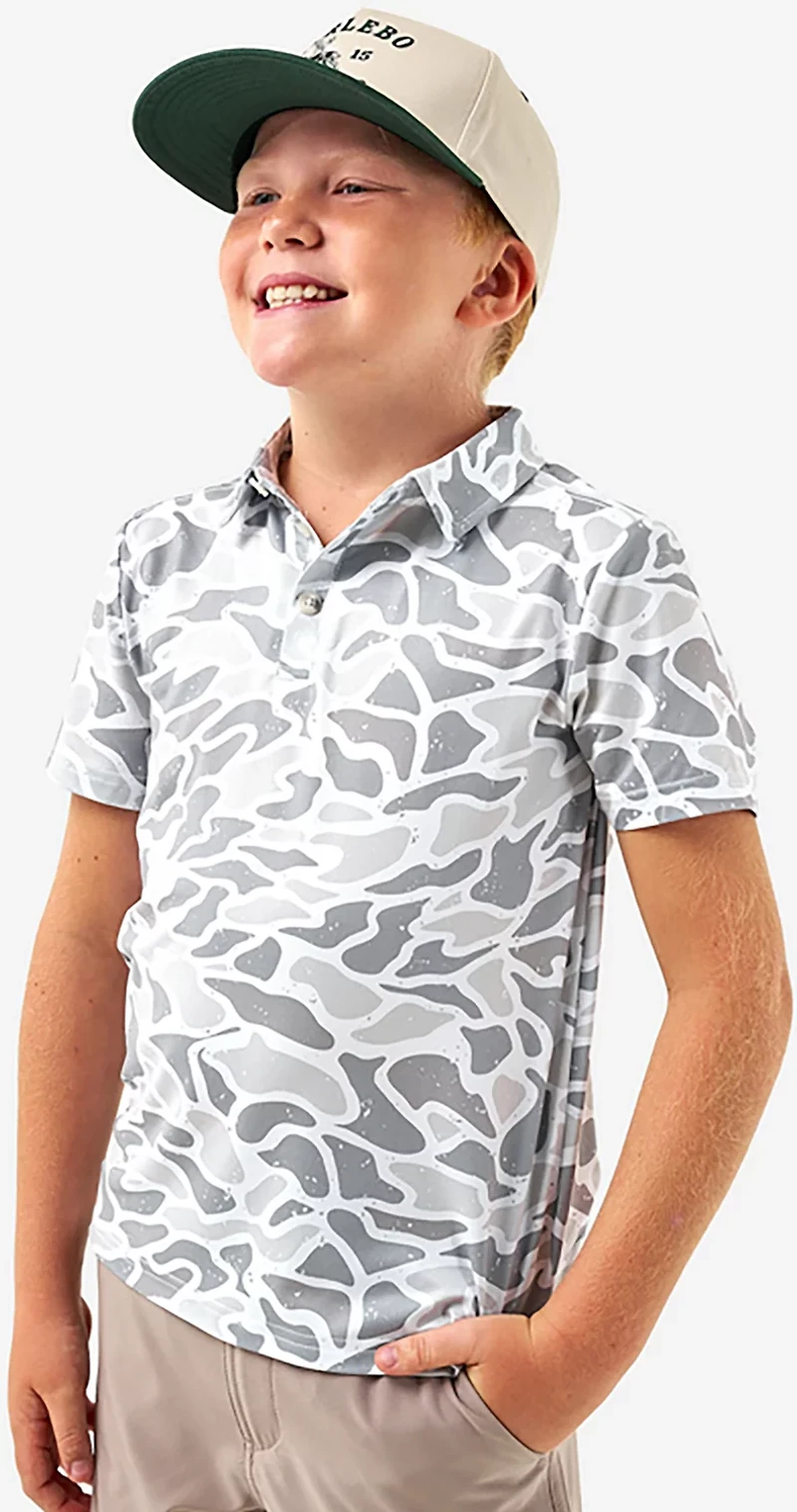 BURLEBO Boys' Performance Polo Shirt
