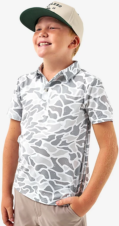 BURLEBO Boys' Performance Polo Shirt