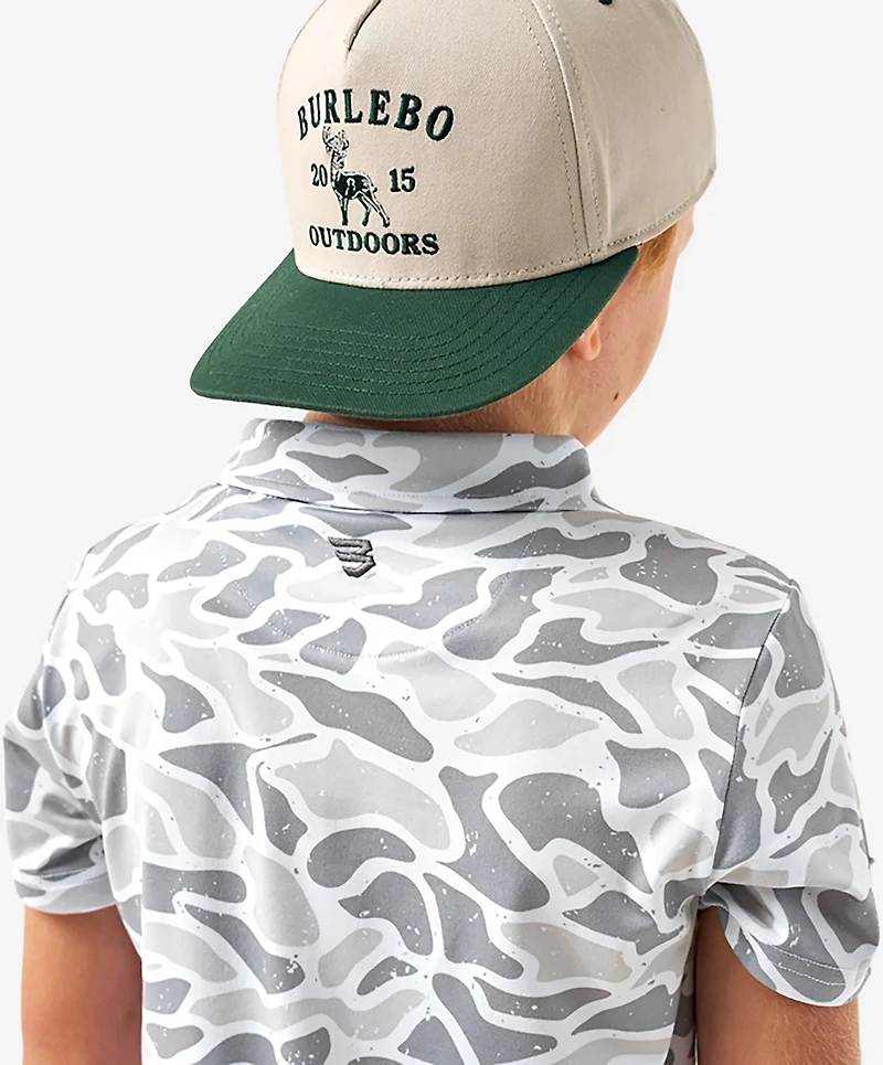 BURLEBO Boys' Performance Polo Shirt