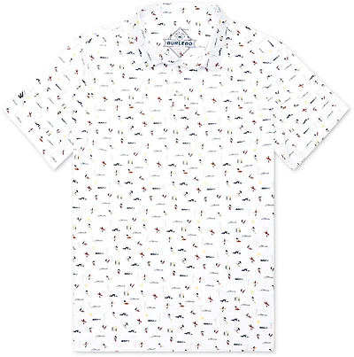 BURLEBO Boys' Performance Polo Shirt