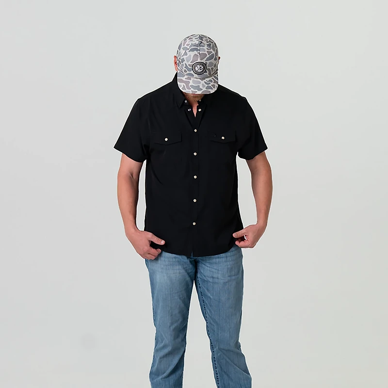 BURLEBO Men's Performance Western Shirt