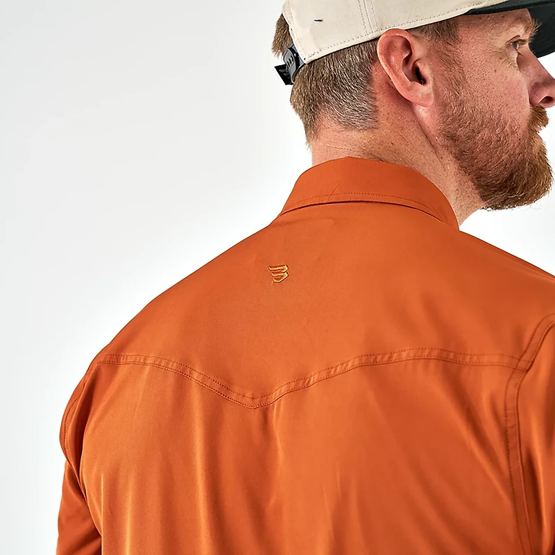 BURLEBO Men's Performance Western Shirt