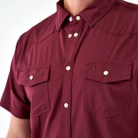 BURLEBO Men's Performance Western Shirt