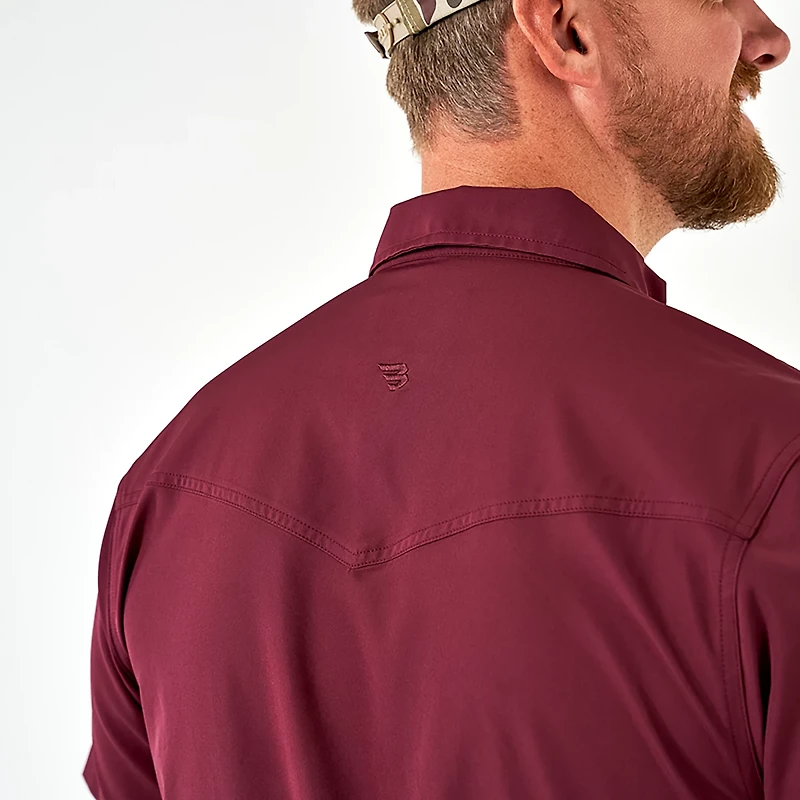 BURLEBO Men's Performance Western Shirt