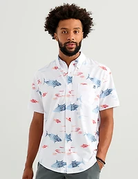 HUK Men's Kona Short Sleeve PRINT Shirt
