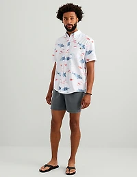 HUK Men's Kona Short Sleeve PRINT Shirt