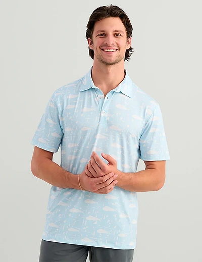 Huk Men's Pursuit Performance Polo Shirt