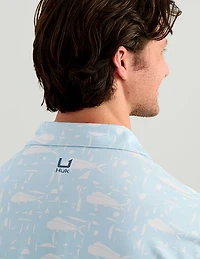 Huk Men's Pursuit Performance Polo Shirt