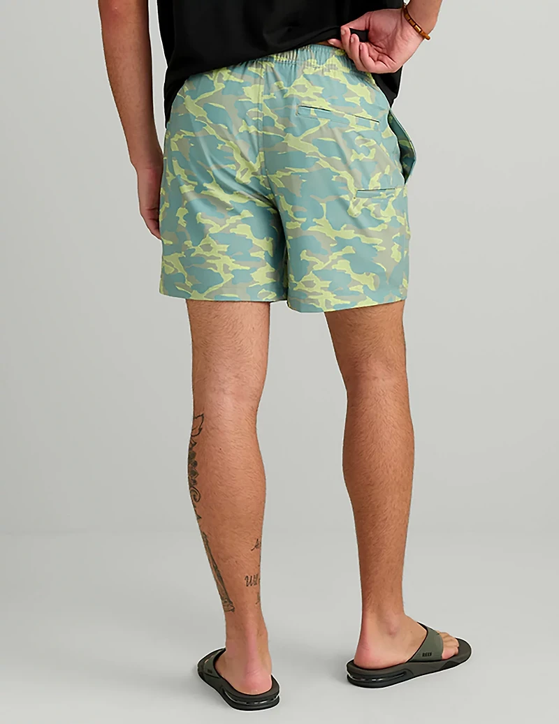 Huk Men's Pursuit Printed Volley Swim Shorts