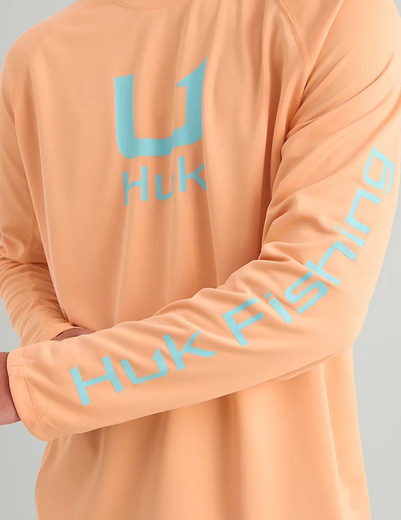 Huk Men's Icon LS Crew