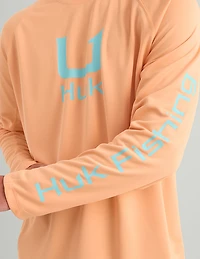 Huk Men's Icon LS Crew