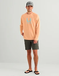 Huk Men's Icon LS Crew