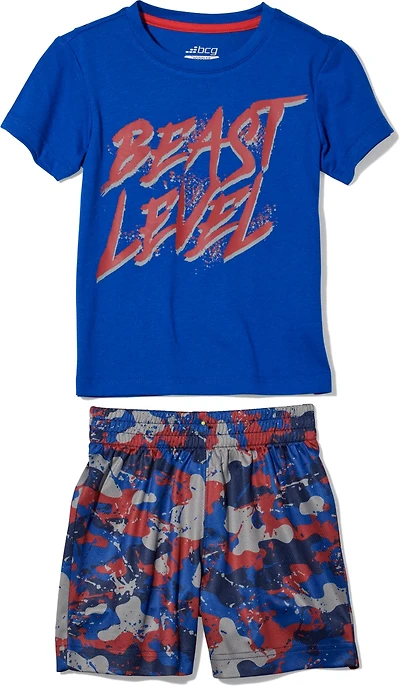 BCG Boys' Beast Level Graphic T-shirt Set