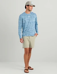 Huk Men's Andros Long Sleeve Crew Shirt
