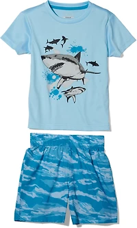 BCG Boys' Preschool Shark Short Set