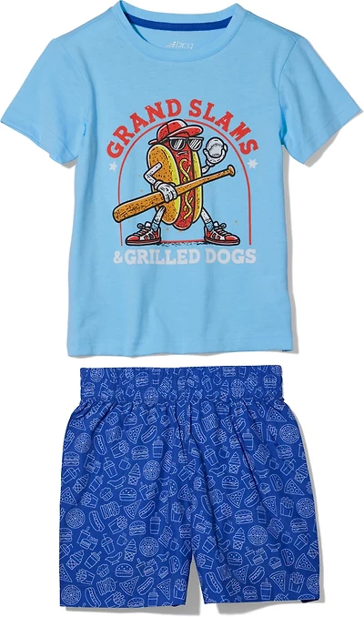 BCG Toddler Boys' Grilled Dogs Shorts Set