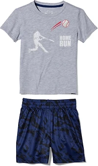 BCG Toddler Boys' Home Run Top and Shorts Set