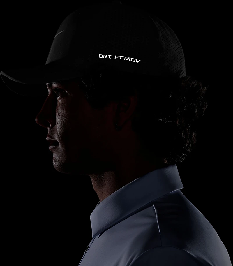 Nike Men's Dri-FIT ADV Rise SwooshFlex Structured Golf Cap