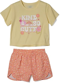 BCG Girls’ 4-6X Kind Cute Short Set
