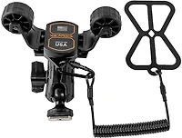 YakAttack RotoGrip Phone Holder with 1 in. Screwball Track Mount