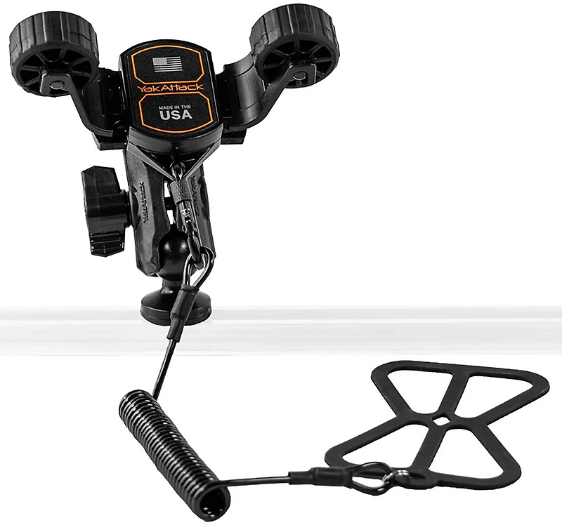 YakAttack RotoGrip Phone Holder with 1 in. Screwball Track Mount