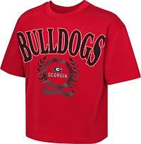 Outerstuff Girls' University of Georgia Can't Lose Boxy Graphic T-shirt
