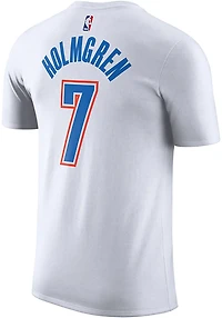 Nike Chet Holmgren Oklahoma City Thunder Icon Edition Name  Number T-Shirt